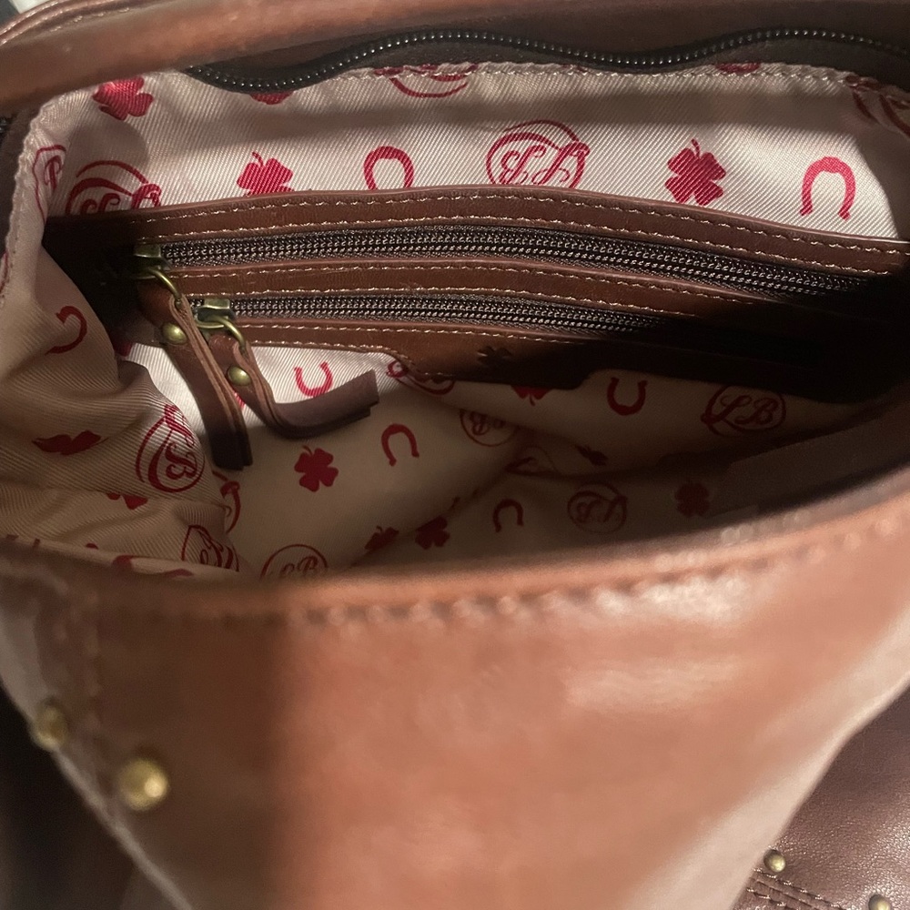 NWOT Lucky Brand Authentic Leather Hobo Bag - Picture 4 of 7